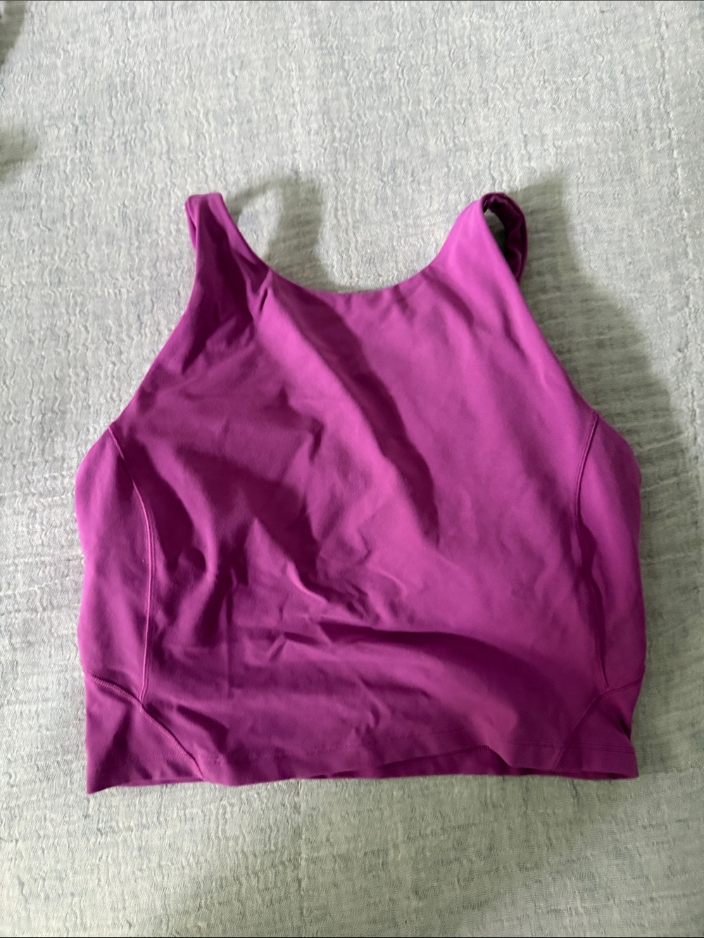 lululemon athletica High-Neck Tank Top in Bright Magenta
